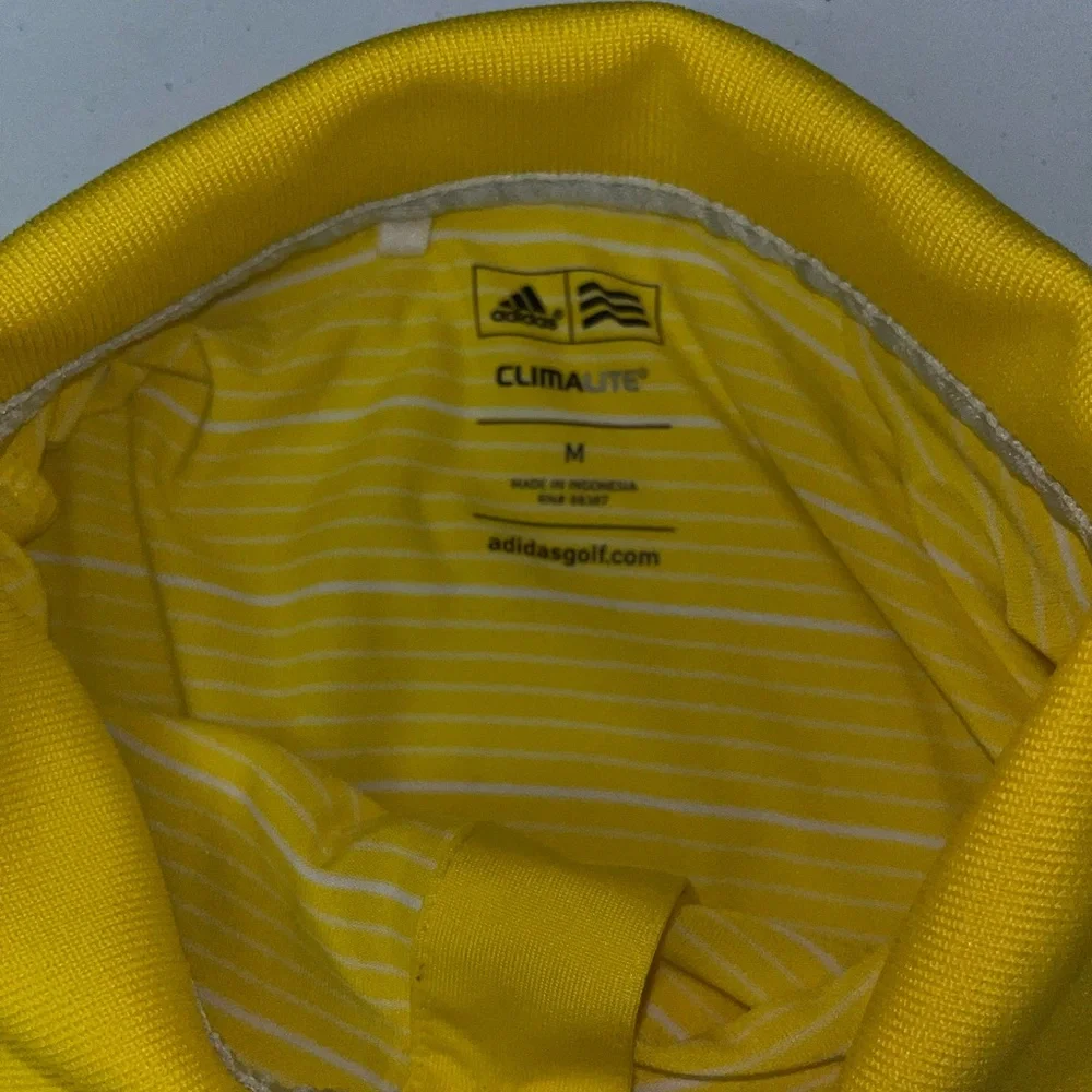 💜 Adidas Athletic Striped Polo